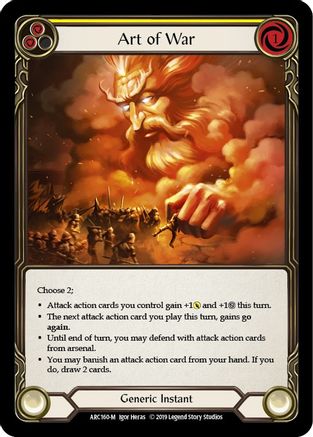 Art of War (ARC160) - Arcane Rising 1st Edition Rainbow Foil
