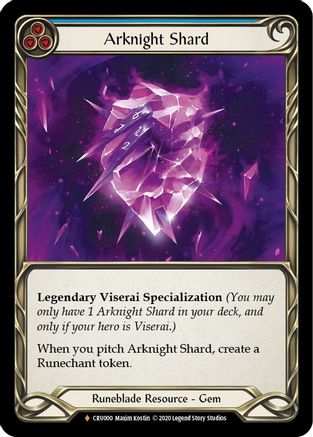 Arknight Shard (CRU000) - Crucible of War Unlimited Edition Rainbow Foil