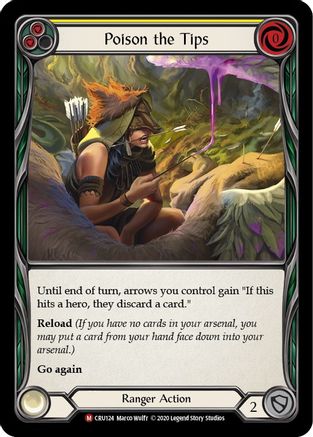 Poison the Tips (CRU124) - Crucible of War 1st Edition Rainbow Foil