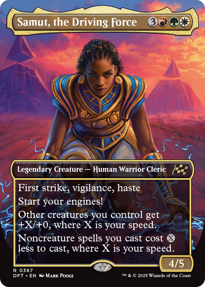 Samut, the Driving Force (Borderless) [Aetherdrift]