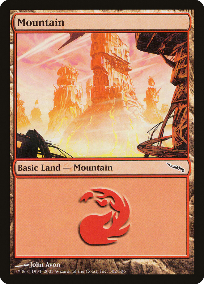 Mountain (302) [Mirrodin]