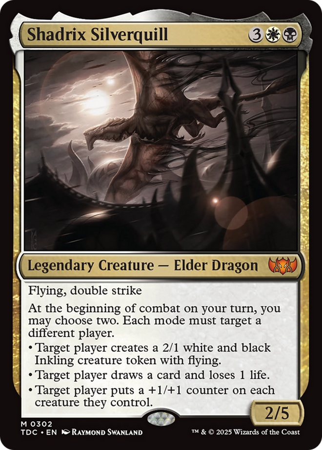 Shadrix Silverquill [Tarkir: Dragonstorm Commander]