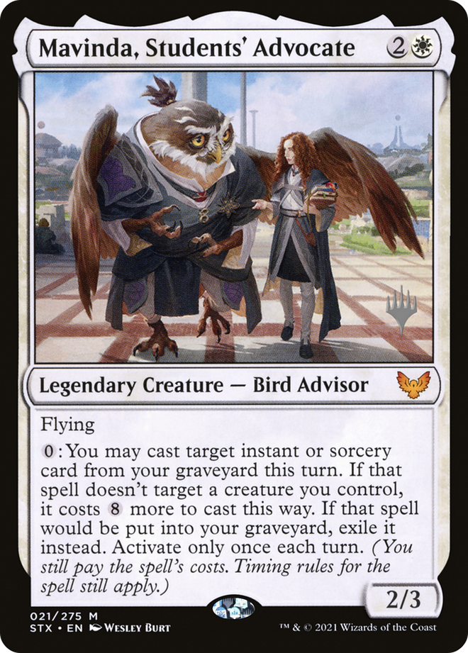 Mavinda, Students' Advocate (Promo Pack) [Strixhaven: School of Mages Promos]
