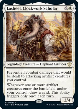 Losheel, Clockwork Scholar [C21 - 18]