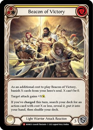 Beacon of Victory (MON033) - Monarch Unlimited Edition Rainbow Foil