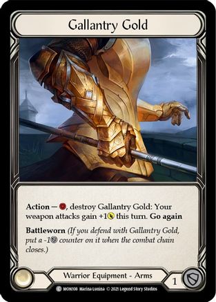 Gallantry Gold (MON108) - Monarch 1st Edition