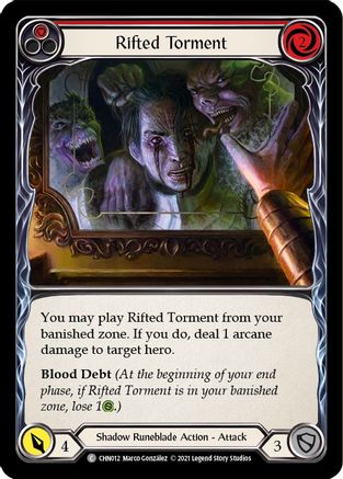 Rifted Torment (Red) (CHN012) - Blitz Deck: Monarch - Chane