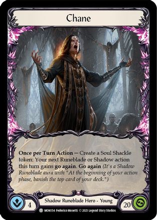 Chane // Chane, Bound by Shadow (MON154) - Monarch 1st Edition