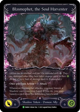 Blasmophet, the Soul Harvester - FAB041 (FAB041) - Flesh and Blood: Promo Cards Rainbow Foil