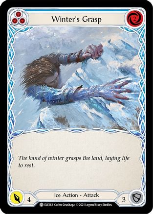 Winter's Grasp (Blue) (ELE162) - Tales of Aria Unlimited Edition Rainbow Foil