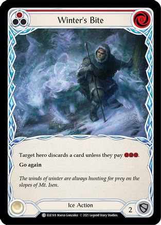 Winter's Bite (Red) (ELE169) - Tales of Aria Unlimited Edition Rainbow Foil