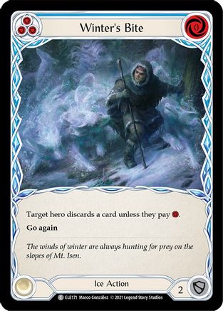 Winter's Bite (Blue) (ELE171) - Tales of Aria 1st Edition