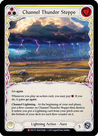 Channel Thunder Steppe (ELE175) - Tales of Aria 1st Edition Rainbow Foil