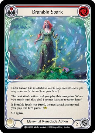 Bramble Spark (Red) (ELE085) - Tales of Aria 1st Edition Rainbow Foil