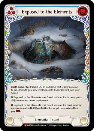 Exposed to the Elements (ELE093) - Tales of Aria 1st Edition