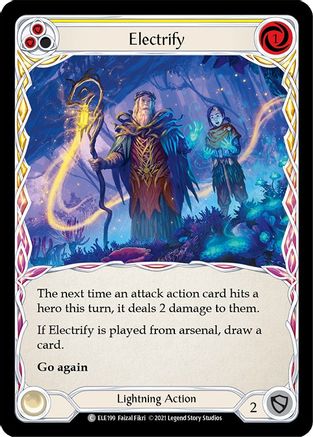 Electrify (Yellow) (ELE199) - Tales of Aria 1st Edition Rainbow Foil