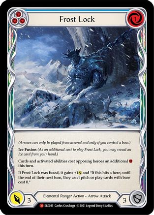 Frost Lock (ELE035) - Tales of Aria 1st Edition Rainbow Foil