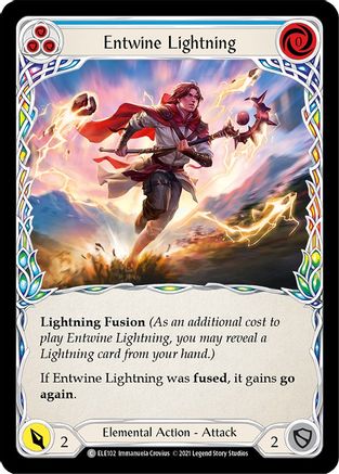 Entwine Lightning (Blue) (ELE102) - Tales of Aria 1st Edition