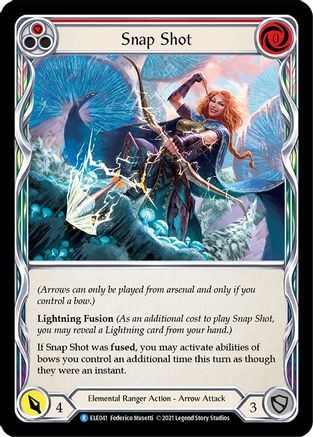 Snap Shot (Red) (ELE041) - Tales of Aria Unlimited Edition Rainbow Foil