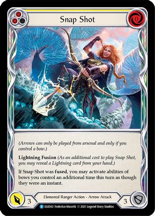 Snap Shot (Yellow) (ELE042) - Tales of Aria Unlimited Edition Rainbow Foil