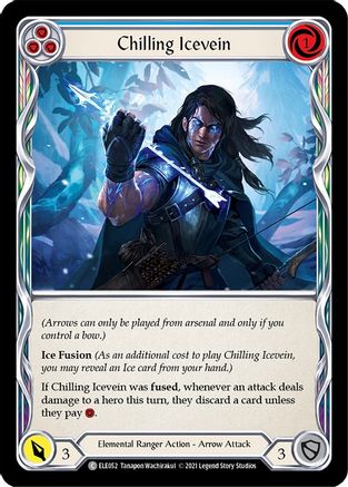 Chilling Icevein (Blue) (ELE052) - Tales of Aria Unlimited Edition
