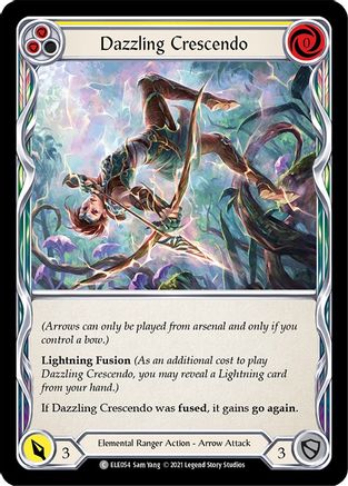 Dazzling Crescendo (Yellow) (ELE054) - Tales of Aria 1st Edition