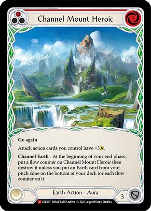 Channel Mount Heroic (ELE117) - Tales of Aria 1st Edition Rainbow Foil