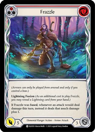 Frazzle (Red) (ELE059) - Tales of Aria 1st Edition Rainbow Foil