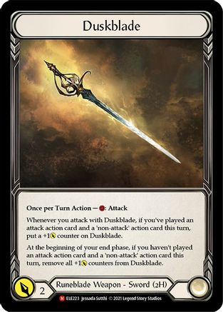 Duskblade (ELE223) - Tales of Aria Unlimited Edition Rainbow Foil