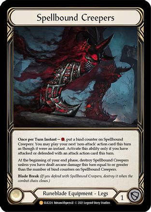 Spellbound Creepers (ELE224) - Tales of Aria Unlimited Edition Rainbow Foil