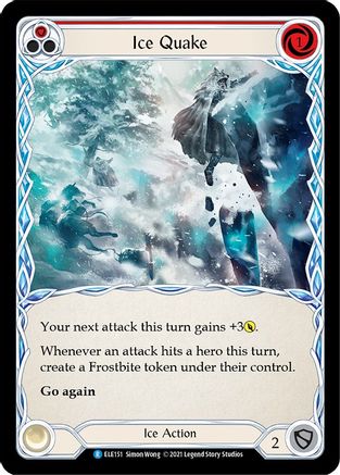 Ice Quake (Red) (ELE151) - Tales of Aria Unlimited Edition