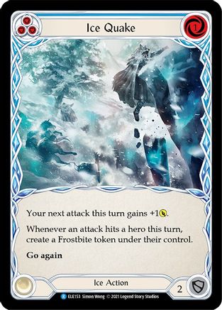 Ice Quake (Blue) (ELE153) - Tales of Aria Unlimited Edition