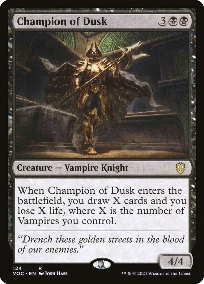Champion of Dusk [Innistrad: Crimson Vow Commander]