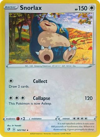 Snorlax (141/192) (Cosmos Holo) [Sword & Shield: Rebel Clash]