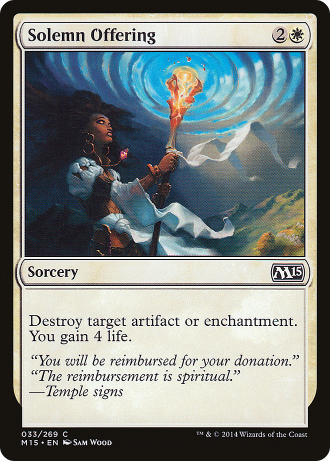 Solemn Offering [Magic 2015]