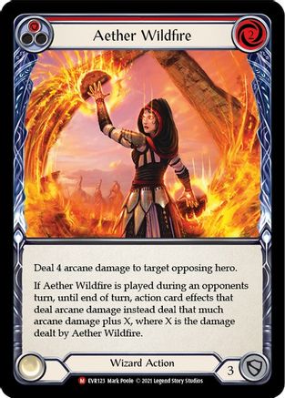 Aether Wildfire (EVR123) - Everfest 1st Edition