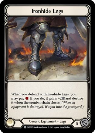 Ironhide Legs (OLD007) - Blitz Deck: Tales of Aria - Oldhim