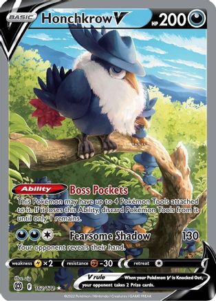 Honchkrow V (162/172) [Sword & Shield: Brilliant Stars]