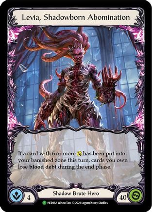 Levia, Shadowborn Abomination - HER032 (HER032) - Flesh and Blood: Promo Cards Cold Foil
