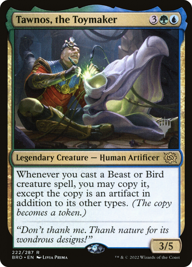 Tawnos, the Toymaker (Promo Pack) [The Brothers' War Promos]