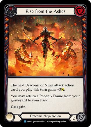 Rise from the Ashes (Red) (UPR057) - Uprising Rainbow Foil