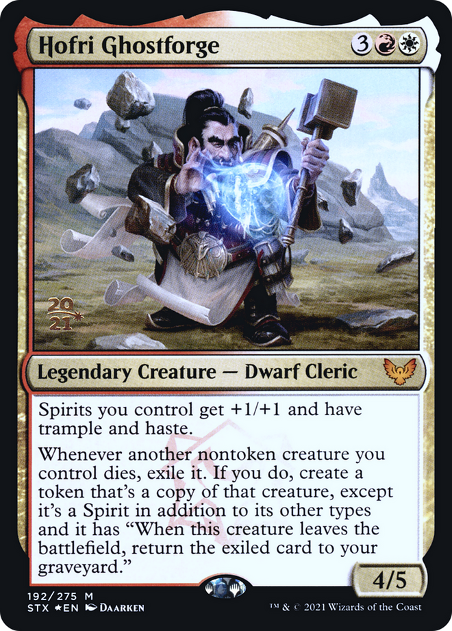 Hofri Ghostforge [Strixhaven: School of Mages Prerelease Promos]