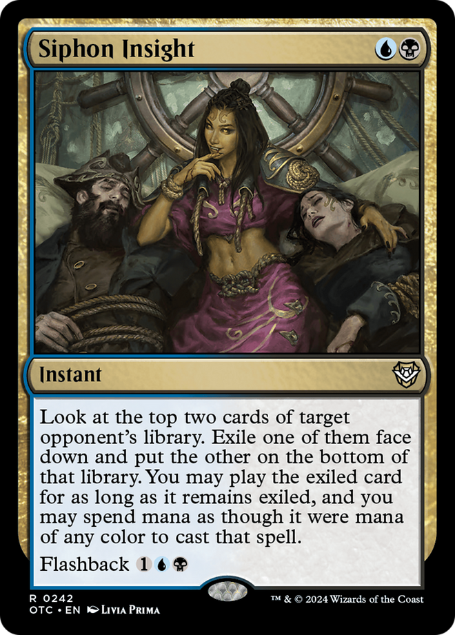 Siphon Insight [Outlaws of Thunder Junction Commander]