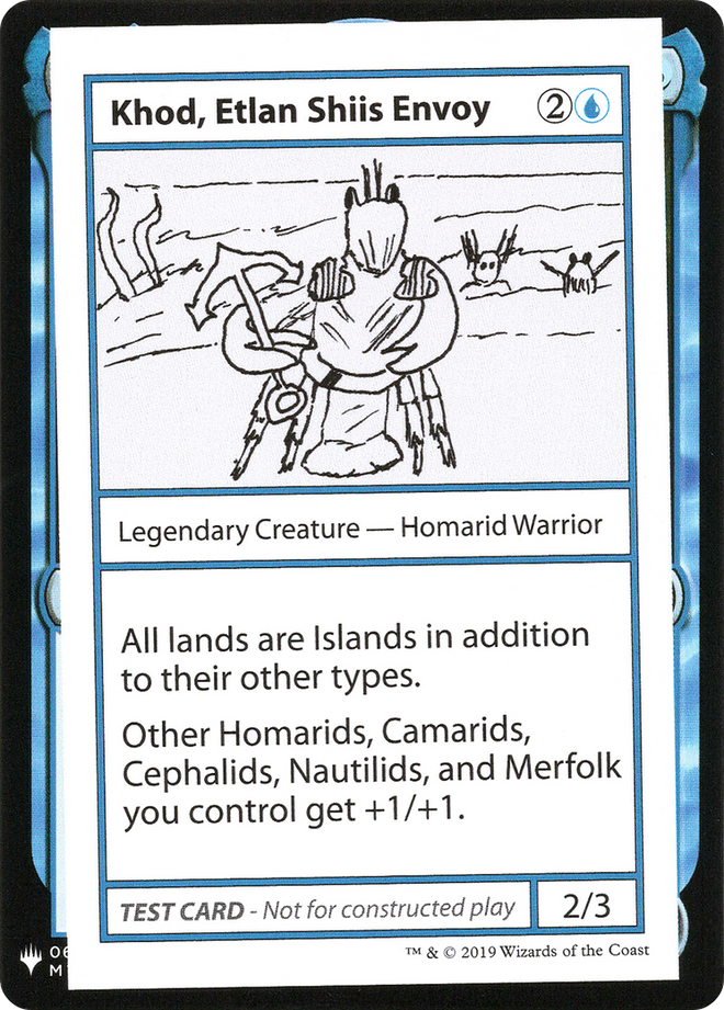 Khod, Etlan Shiis Envoy [Mystery Booster Playtest Cards]