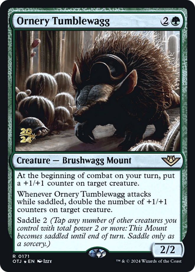 Ornery Tumblewagg [Outlaws of Thunder Junction Prerelease Promos]