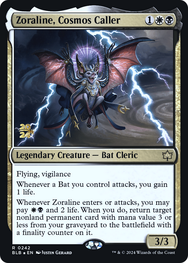 Zoraline, Cosmos Caller [Bloomburrow Prerelease Promos]