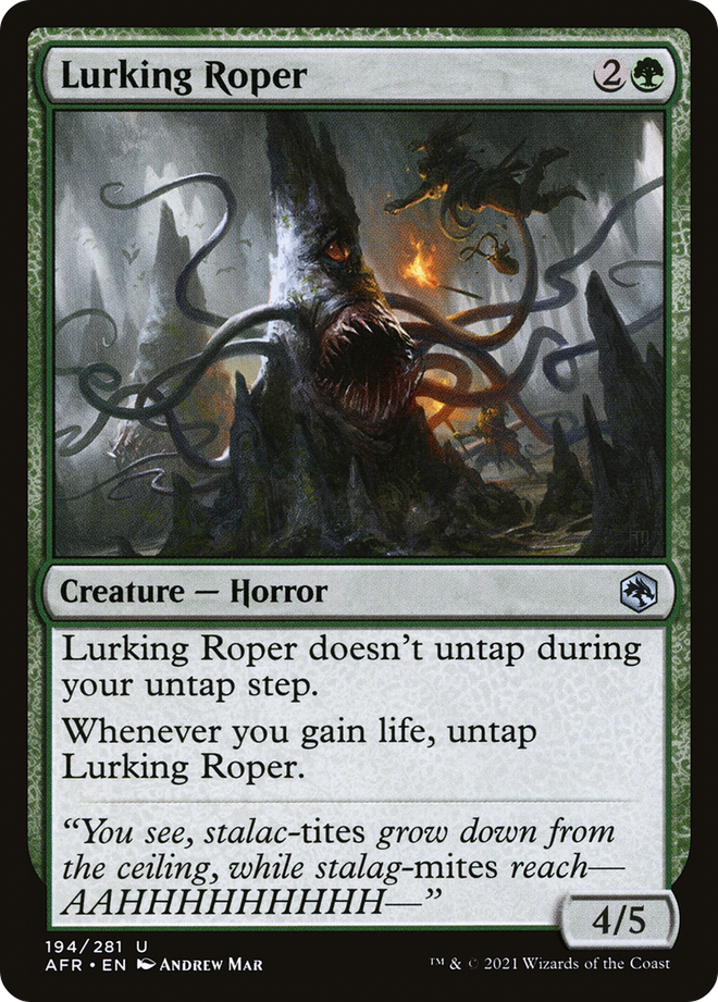 Lurking Roper [Dungeons & Dragons: Adventures in the Forgotten Realms]