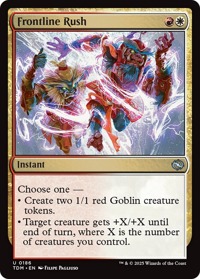 Frontline Rush [Tarkir: Dragonstorm]