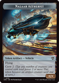 Nalaar Aetherjet // Treasure Double-Sided Token [Aetherdrift Tokens]