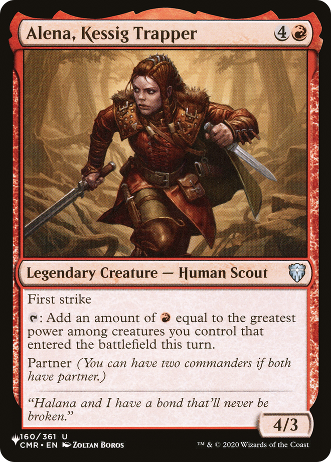 Alena, Kessig Trapper (LIST-CMR-160) - The List